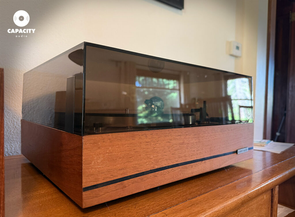 Dual 1229 with restored plinth and dustcover