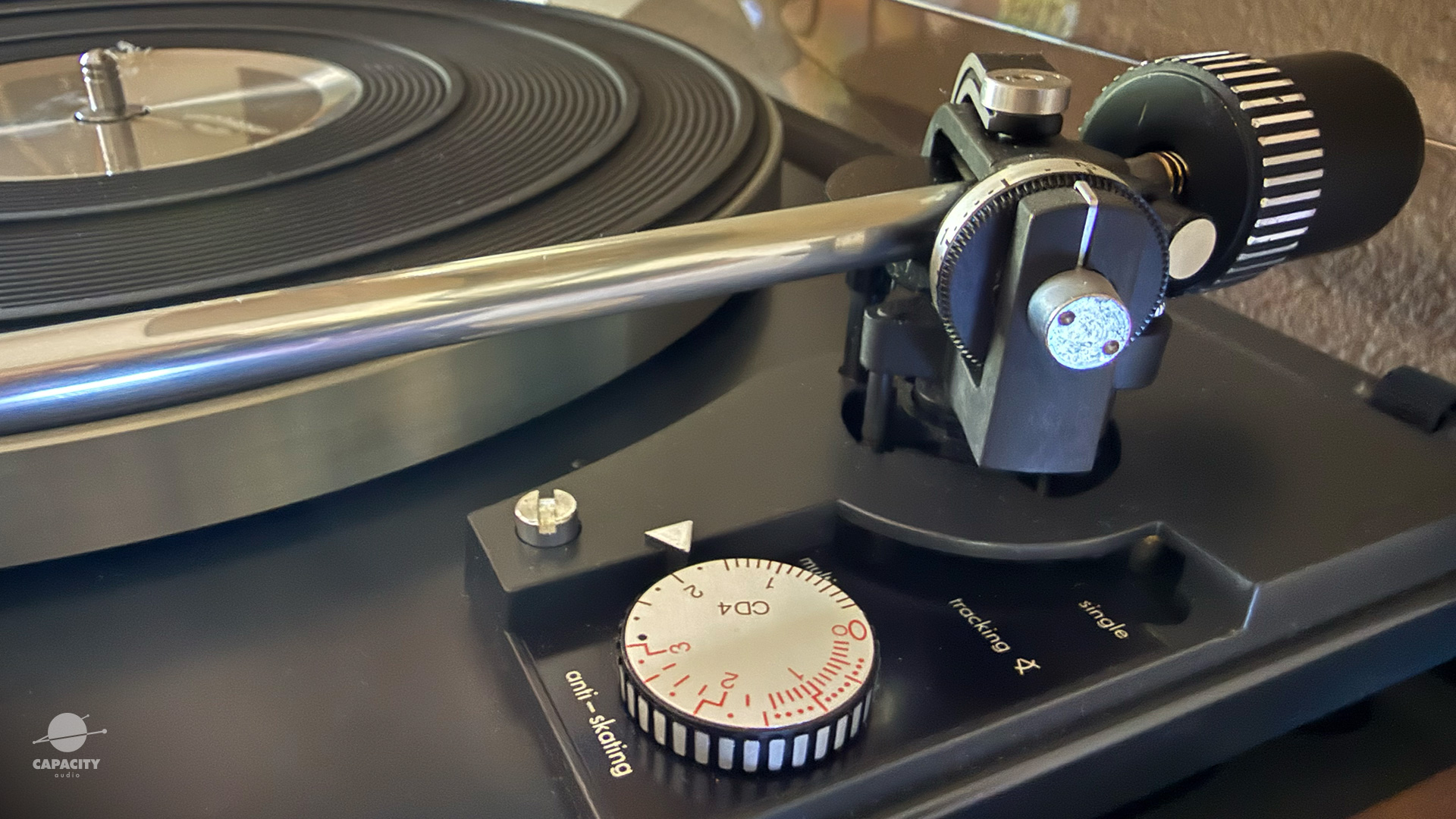 Dual 1229Q tonearm base