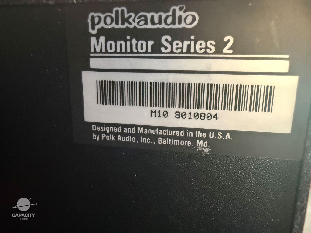 Polk Monitor 10 Series 2 details